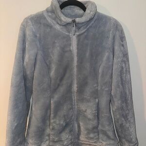 32 Degrees Women's Light Blue Fleece Jacket Size Small